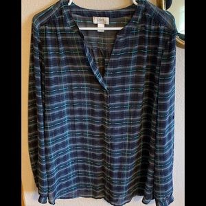 Loft button down blouse